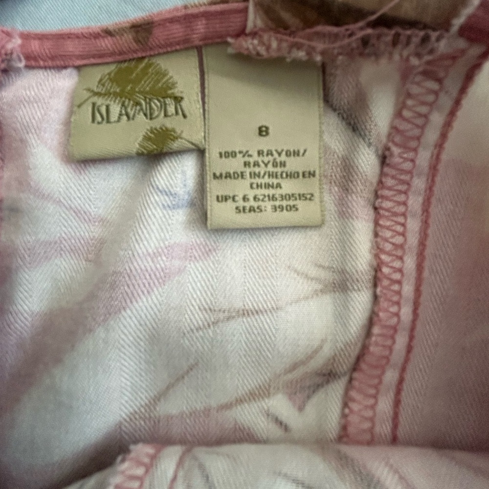 Islander straight line dress. Size 8 - Picture 4 of 6